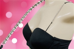 Rhinestone with Square Design Bra Strap