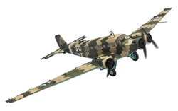 German Junkers Ju 52 Tri-Motor Transport - 4U+NH 2/Kampfgeschwader zur besonderen Verwendung 1, Operation Merkur, Crete 1941 (1:72 Scale)