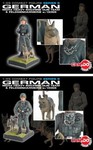German Feldgendarmerie with German Shepherd - Two Soldiers and 2 Dogs
