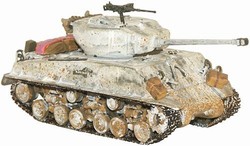 US M4A3E8 Sherman Medium Tank - Captain James Leach, "BlockBuster 3D", B Company, 37th Tank Battalion, 4th Armored Division, Ardennes, 1944