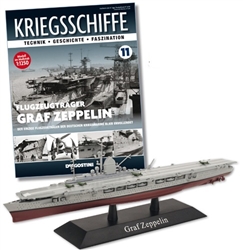 German Kriegsmarine Graf Zeppelin Class Aircraft Carrier - DKM Graf Zeppelin [With Collector Magazine]