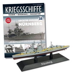 German Kriegsmarine Leipzig Class Light Cruiser - DKM Nurnberg