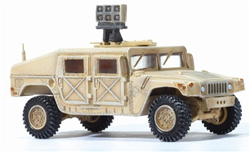US HMMWV M1025 Humvee Armament Carrier with Roof-Mounted Long Range Acoustic Device - PsyOp Team