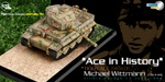 Limited Edition German Sd. Kfz. 181 PzKpfw VI Tiger I Ausf. E Heavy Tank - Ace in History, Michael Wittmann, "222", schwere SS Panzerabteilung 101, Villers Bocage, France, 1944
