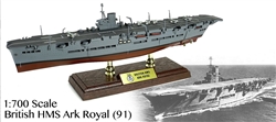 Royal Navy Ark Royal Class Aircraft Carrier - HMS Ark Royal (91), Battle of the Atlantic, 1941 [Full Hull Version]