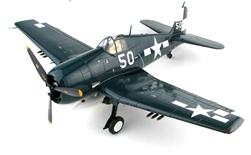 USN Grumman F6F-5 Hellcat Fighter - "White 50," VF-17 "Jolly Rogers", USS Hornet (CV-12), 1945