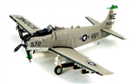 USN Douglas A-1H Skyraider Attack Aircraft - Paper Tiger II, VA-25 Fist of the Fleet, USS Midway (CV-41)