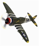 USAAF Republic P-47D Thunderbolt Fighter - Harriet, 5th Emergency Rescue Squadron, 65th Fighter Wing, Boxted, England, May 1944