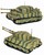 German Sd. Kfz. 181 PzKpfw VI Tiger Ausf. E Heavy Tank in Summer Camouflage
