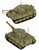 German Sd. Kfz. 181 PzKpfw VI Tiger Ausf. E Heavy Tank in Mediterranean Camouflage