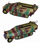 German Sd. Kfz. 251/1 Ausf. D Half-Track in Ambush Camouflage