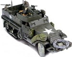 US M3A1 Half-Track with 3 Soldiers - Unidentified Unit, Normandy, 1944 [D-Day Commemorative Packaging]