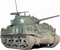 US M4A3 Sherman Medium Tank - Thunderbolt, 37th Tank Battalion, 4th Armored Division, France, 1944