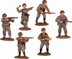 WWII German Infantry 6-Figure Set - Normandy, 1944