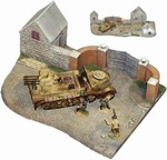 D-Day Surrender Set #2 - Sd. Kfz. 7/1, Three Figures and Diorama Base
