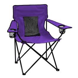 Plain Purple   Elite Folding Chair with Carry Bag