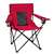 Plain Red   Elite Folding Chair with Carry Bag