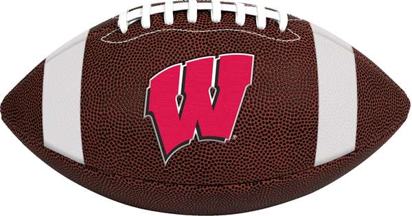 University of Wisconsin Badgers Rawlings Game Time Full Size Football Team Logo