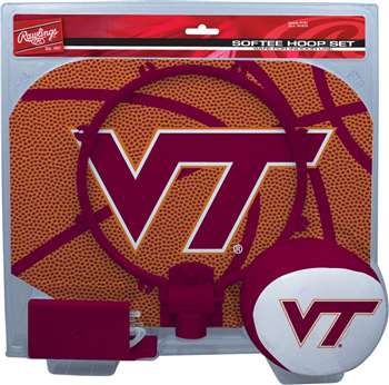 Virginia Tech Hokies Slam Dunk Indoor Basketball Hoop Set Over The Door