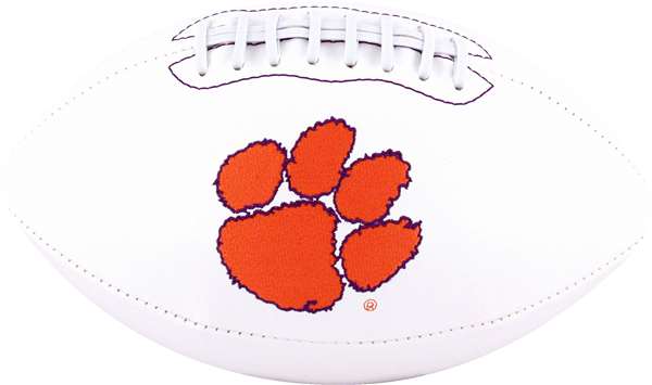 Clemson University Tigers Signature Series Autograph Full Size Rawlings Football