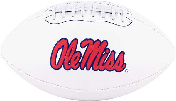 University of Mississippi Ole Miss Rebels Signature Series Autograph Full Size Rawlings Football