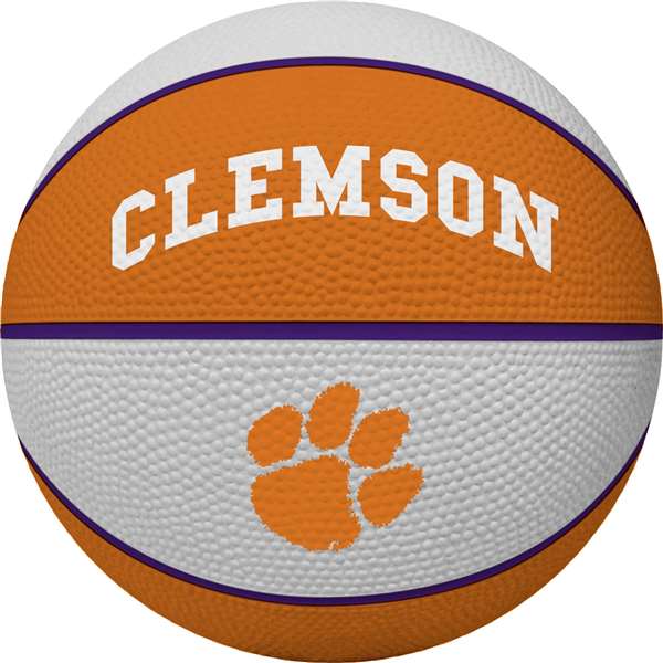Clemson Tigers Alley Oop Youth-Size Rubber Basketball