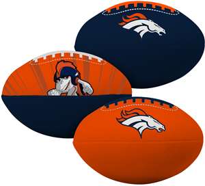 Denver Broncos  3rd Down 3 Ball Softee Mini Football Set