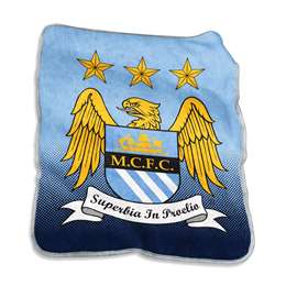 Logo Brands Manchester City Raschel Throw
