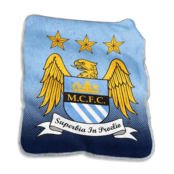Logo Brands Manchester City Raschel Throw