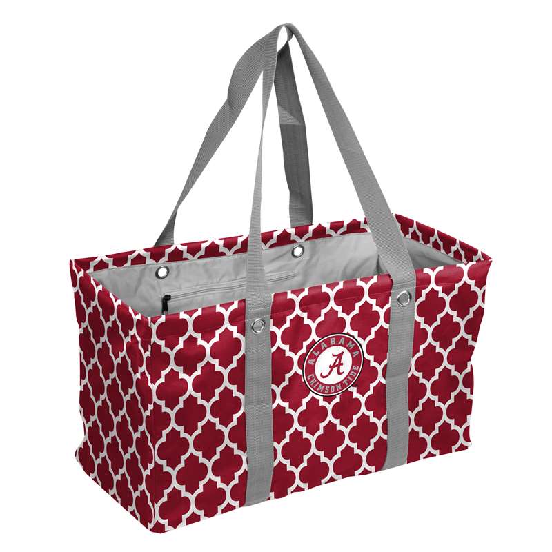 Alabama Quatrefoil Picnic Caddy