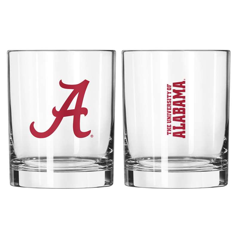 Alabama 14oz Gameday Rocks Glass