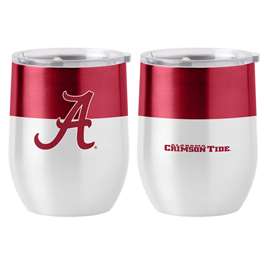Alabama 16oz Colorblock Stainless Curved Beverage