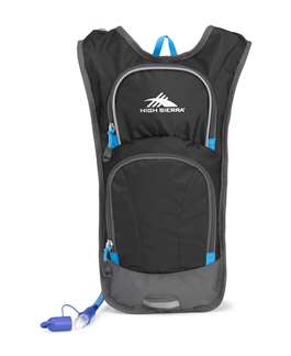 High Sierra Hydrahike 4L Hydration Pack Black/Slate/Pool  