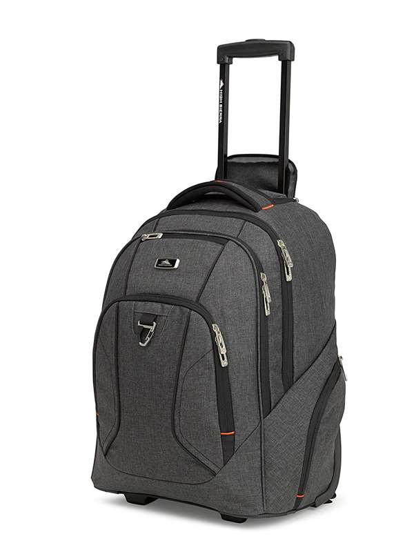 High Sierra Endeavor Wheeled Backpack Black
