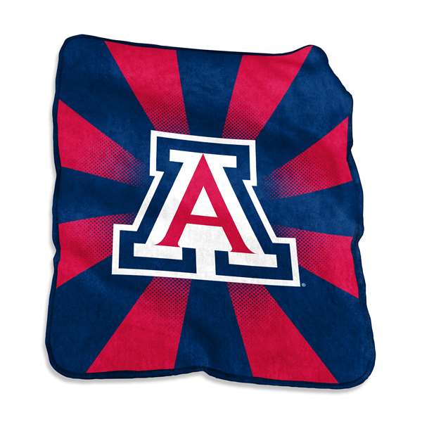University of Arizona Wildcats Raschel Throw Blanket 60 X 50 inches