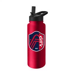 St Louis City SC Logo 34 oz Quencher Stainless Bottle