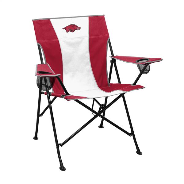 University of Arkansas Razorbacks Pregame Folding Chair with Carry Bag