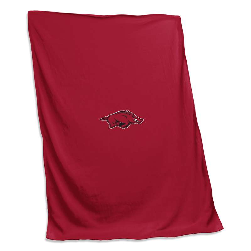 University of Arkansas Razorbacks Sweatshirt Blanket 84 X 54 inches