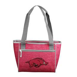 University of Arkansas Razorbacks Crosshatch 16 Can Cooler Tote Bag