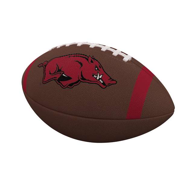 University of Arkansas Razorbacks Team Stripe Official Size Composite Football