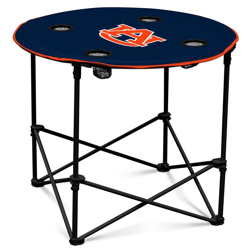 Auburn University Tigers Round Folding Table with Carry Bag