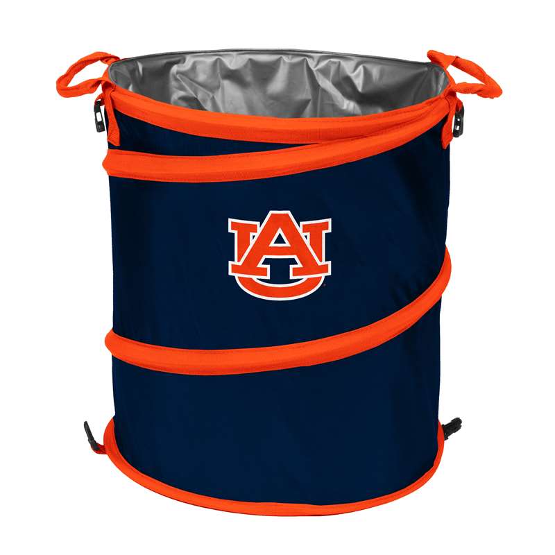 Auburn University Tigers Collapsible 3-in-1 Cooler, Trach Can, Hamper