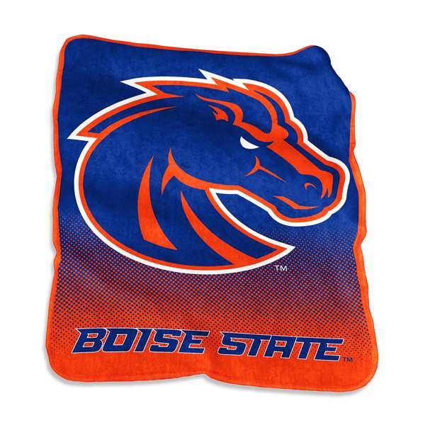 Boise State University Broncos Raschel Throw Blanket - 50 X 60 in.