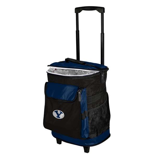 BYU Brigham Young University Cougars 48 Can Rolling Cooler