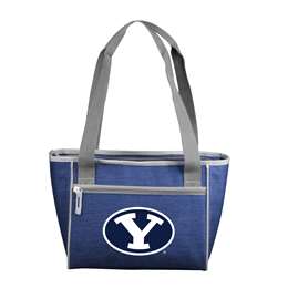 BYU Crosshatch 16 Can Cooler Tote