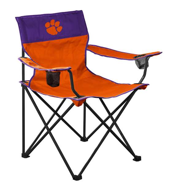 Clemson Tigers Big Boy Folding Chair with Carry Bag