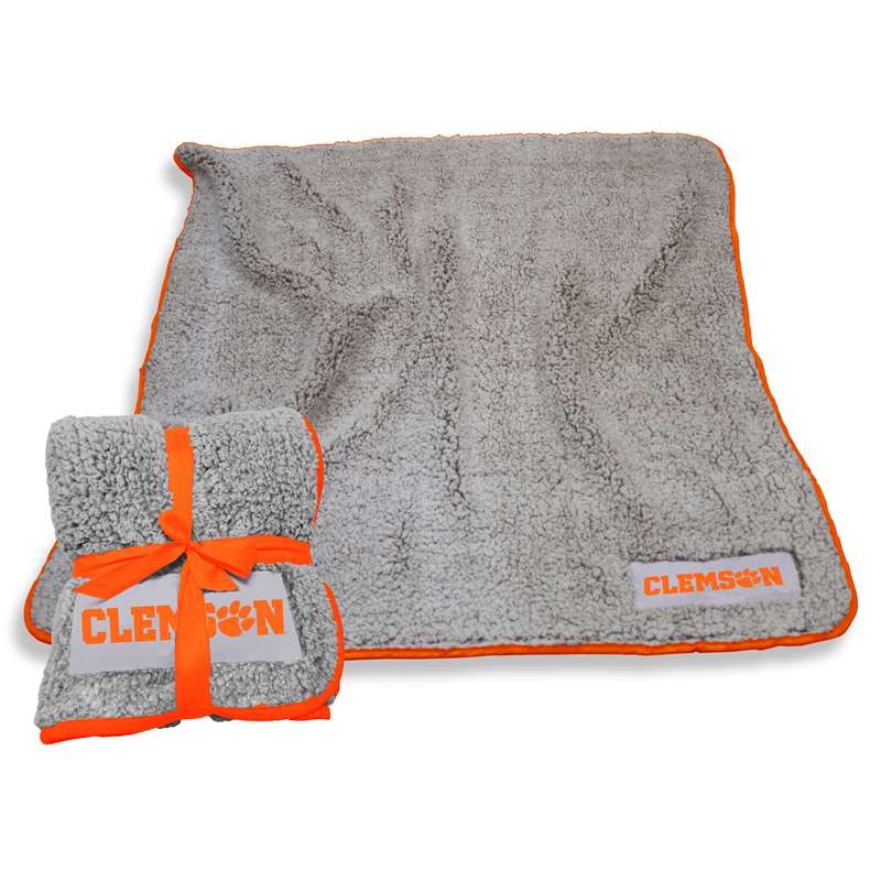 Clemson University Tigers Frosty Fleece Blanket 60 X 50 inches