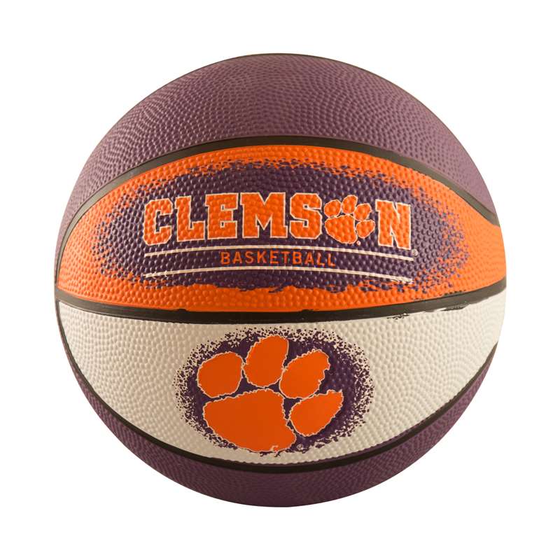 Clemson Mini-Size Rubber Basketball