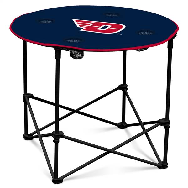 University of Dayton Flyers Round Folding Table with Carry Bag