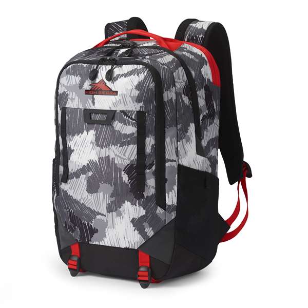 High Sierra Back to School Backpack  Litmus SCRIBBLE CAMO   